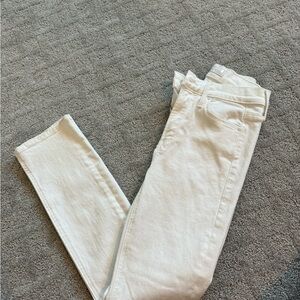 MOTHER Women's White Jeans